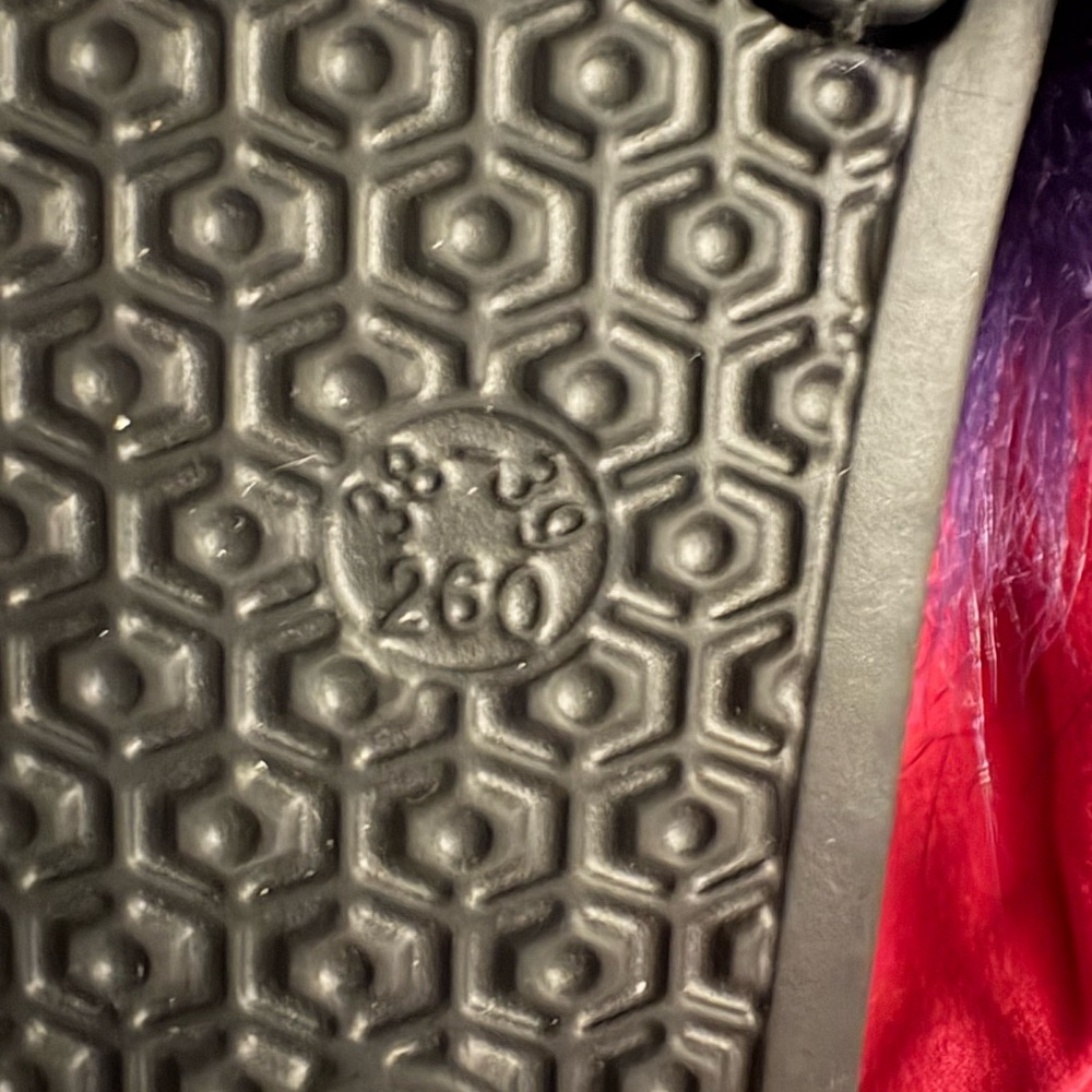 Women's Black and Purple Fur Slides - Picture 5 of 5